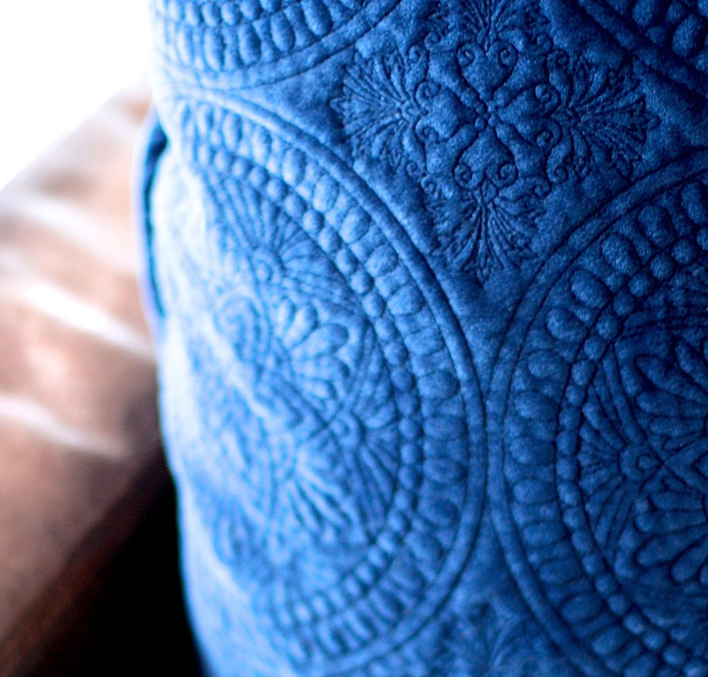 Pottery Barn Blue Pillow
