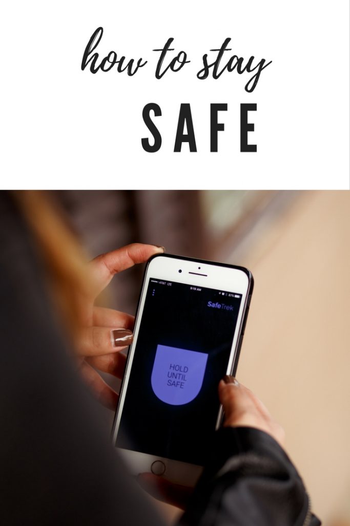 Click to see the only app you need to stay safe! never alone, how i stay safe, safe trek app