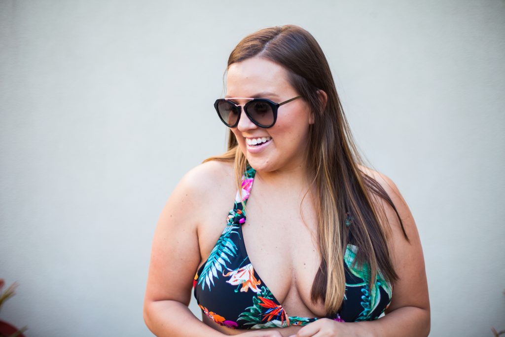 Ashley from Two Peas in a Prada shares an Ashley Graham swim look and discusses insecurity. 