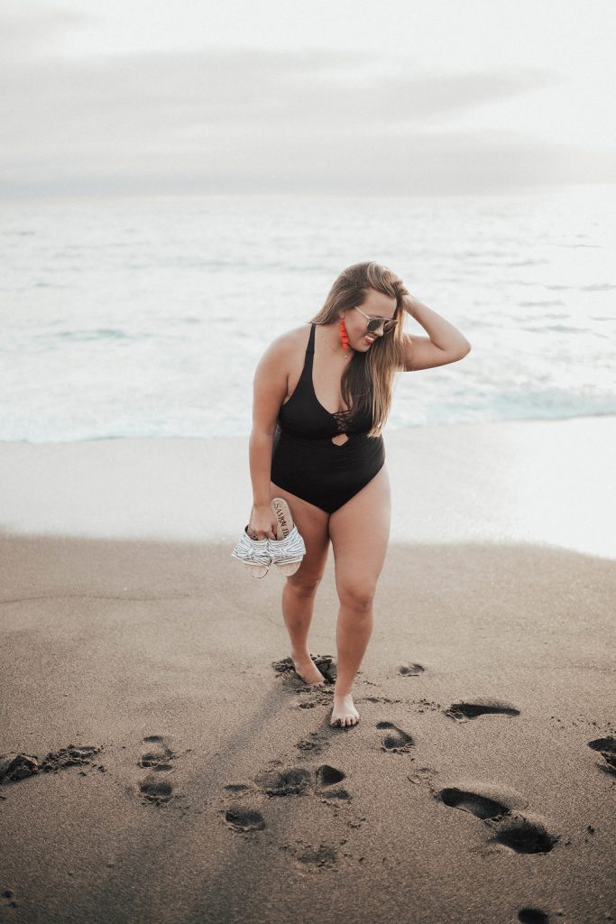 Ashley from Two Peas in a Prada shares her picks for best swimsuits for the curvy girl featuring Becca, Miraclesuit and Swimsuits for All. 