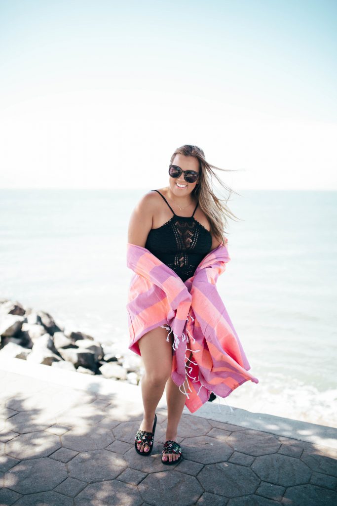 Ashley from Two Peas in a Prada shares her top Swim Sale picks from the Nordstrom sale, Including these two one pieces from Becca. 