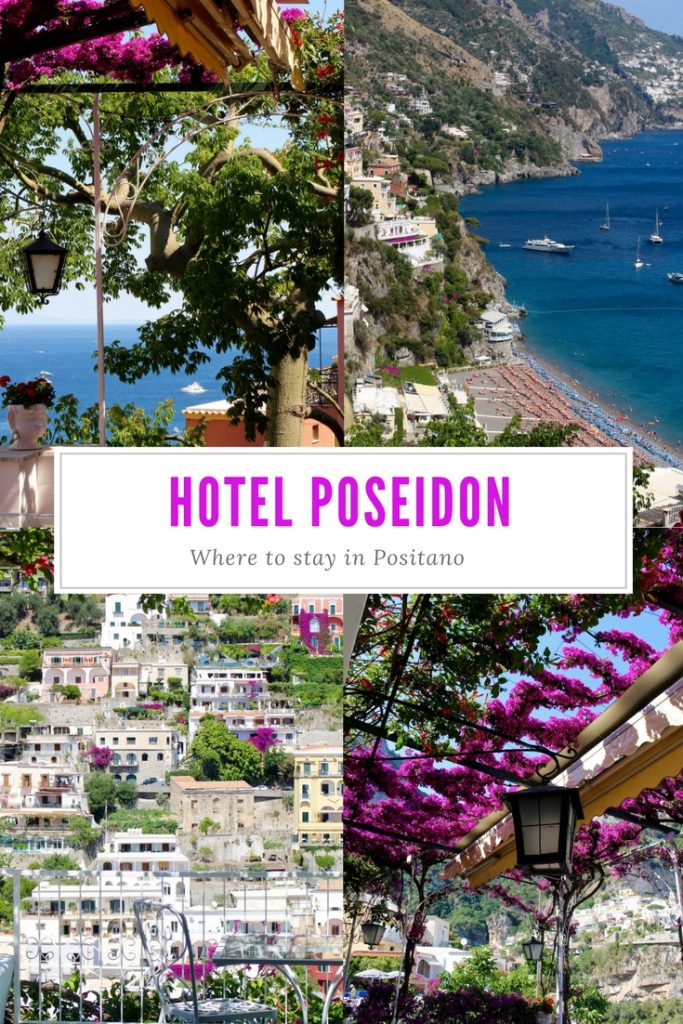 Ashley from Two Peas in a Prada shares her stay at Hotel Poseidon in Positano on the Amalfi Coast. She is wearing Show Me Your Mumu. 