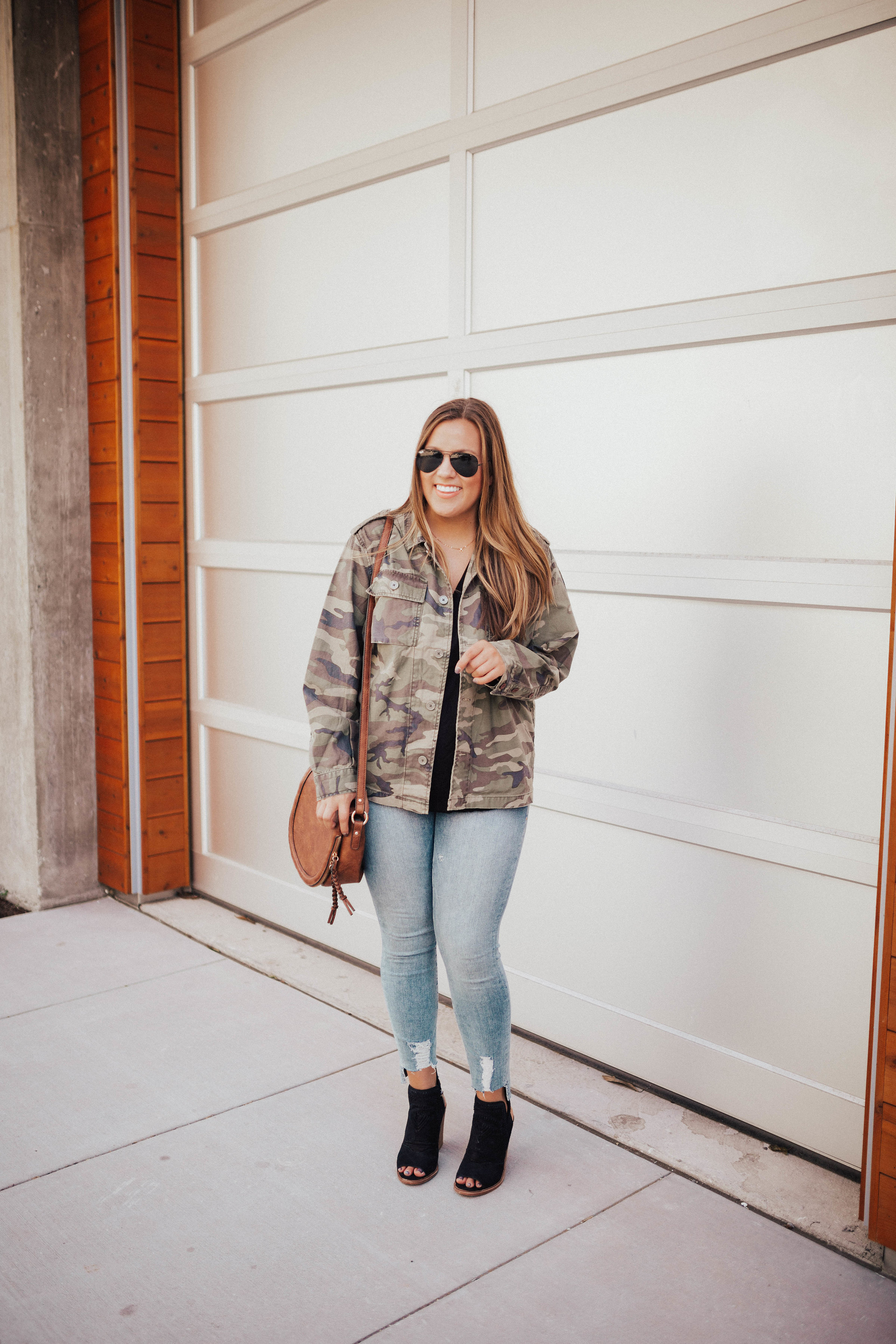Ashley Zeal from Two Peas in a Prada shares her favorite camo jacket. She discusses why every girl needs one and also what she did last weekend. 