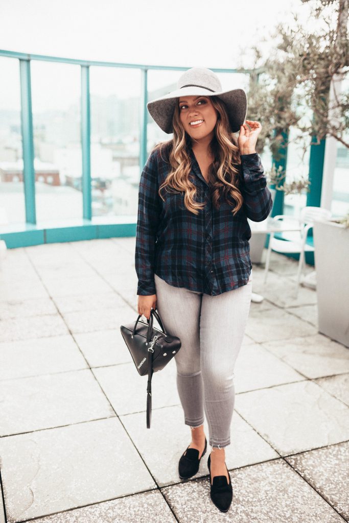 Ashley Zeal from Two Peas in a Prada shares what to wear when you're sick of wearing boots. She is wearing the Aquatalia Golda. Top San Francisco blogger. 