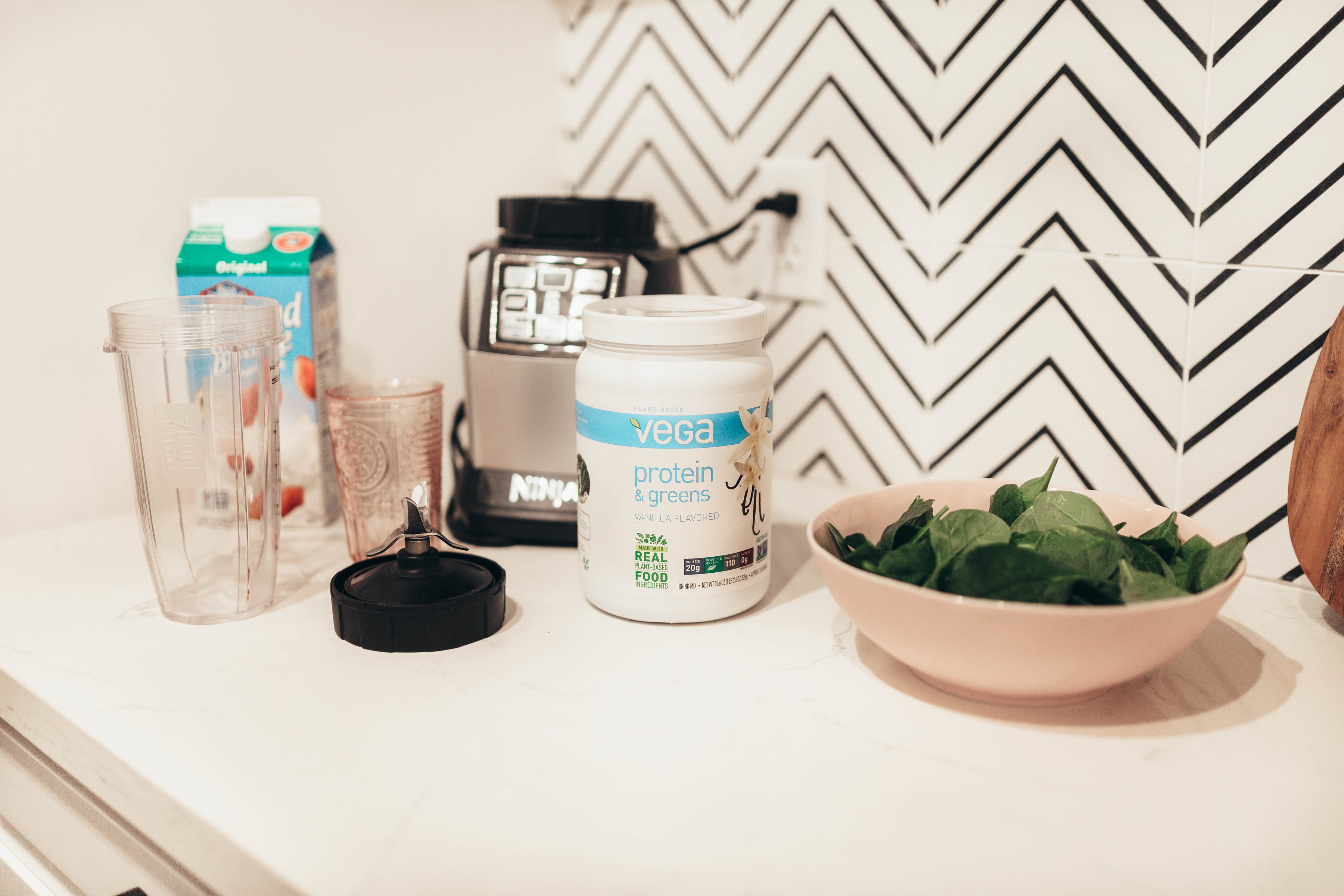 Ashley Zeal from Two Peas in a Prada shares her favorite plant-based protein shake recipe. In partnership with Healthier Together at Walmart. 