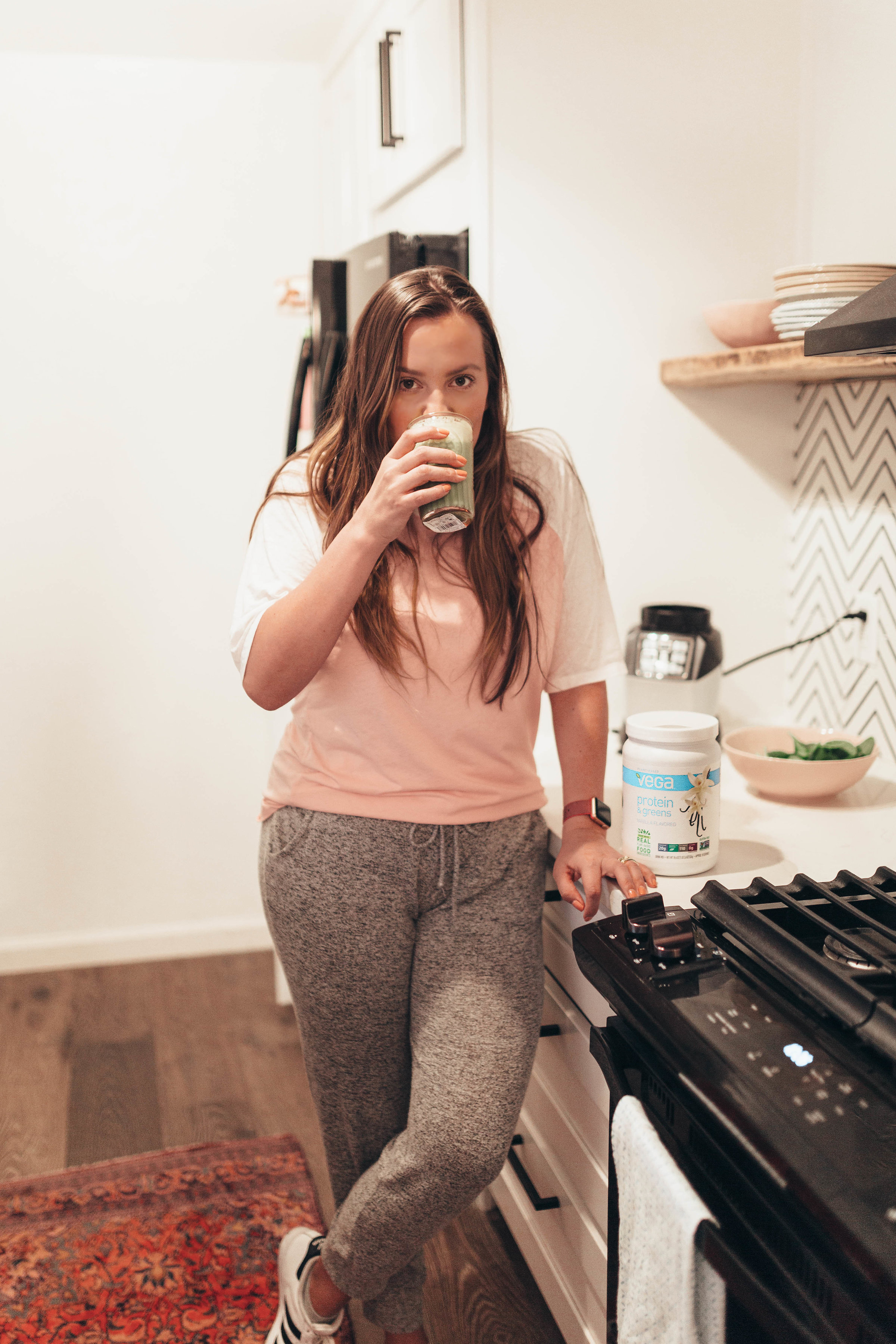 Ashley Zeal from Two Peas in a Prada shares her favorite plant-based protein shake recipe. In partnership with Healthier Together at Walmart. 