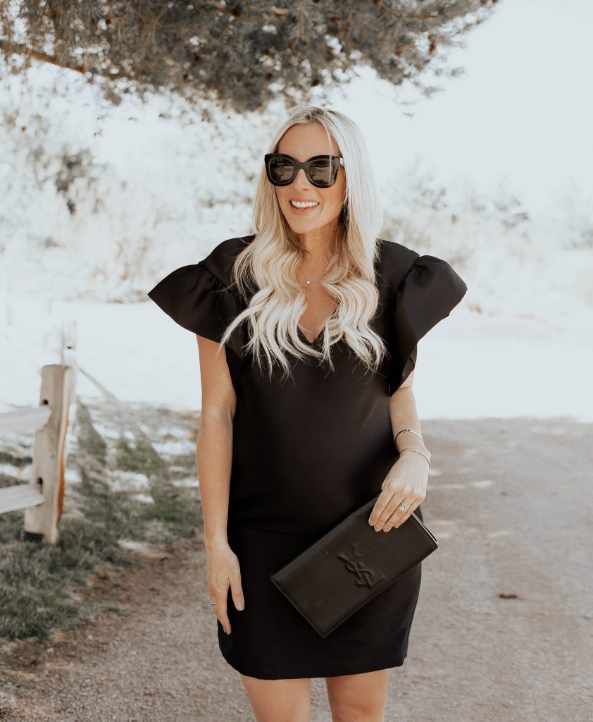 Emily Farren Wieczorek of Two Peas in a Prada talks about the perfect LBD - from Badgley Mischka via Zappos.