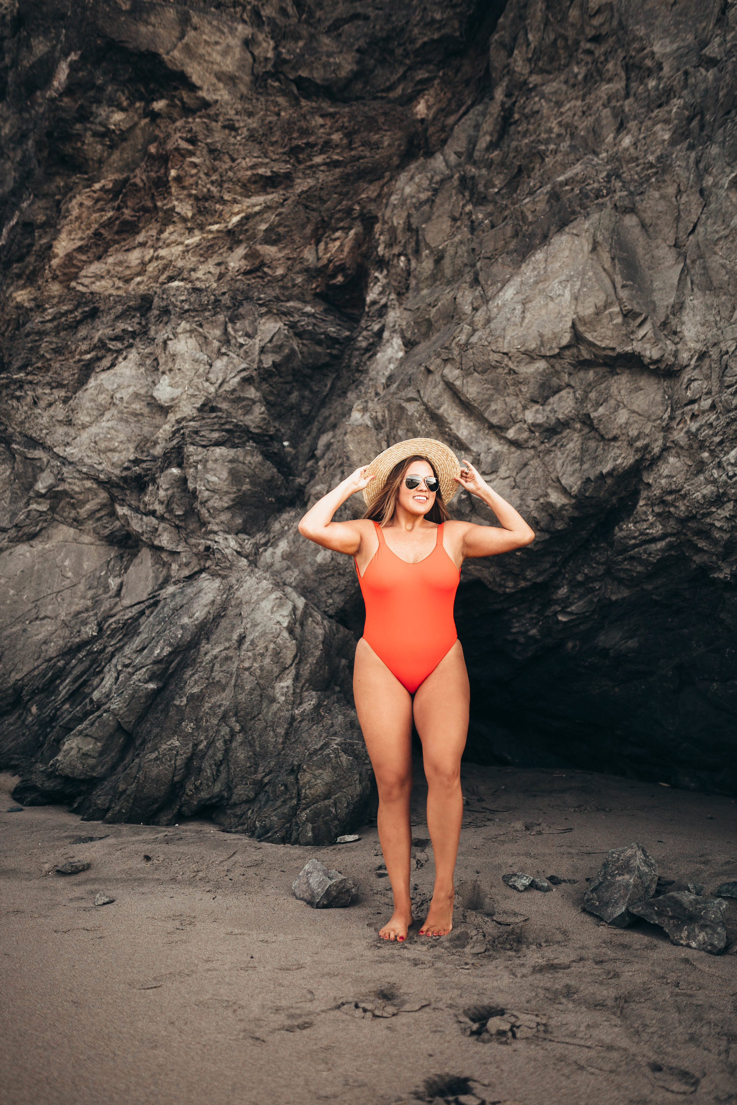 Ashley Zeal from Two Peas in a Prada shares the Leah bodysuit from Vitamin A Swimwear. This post was in partnership with Zappos.
