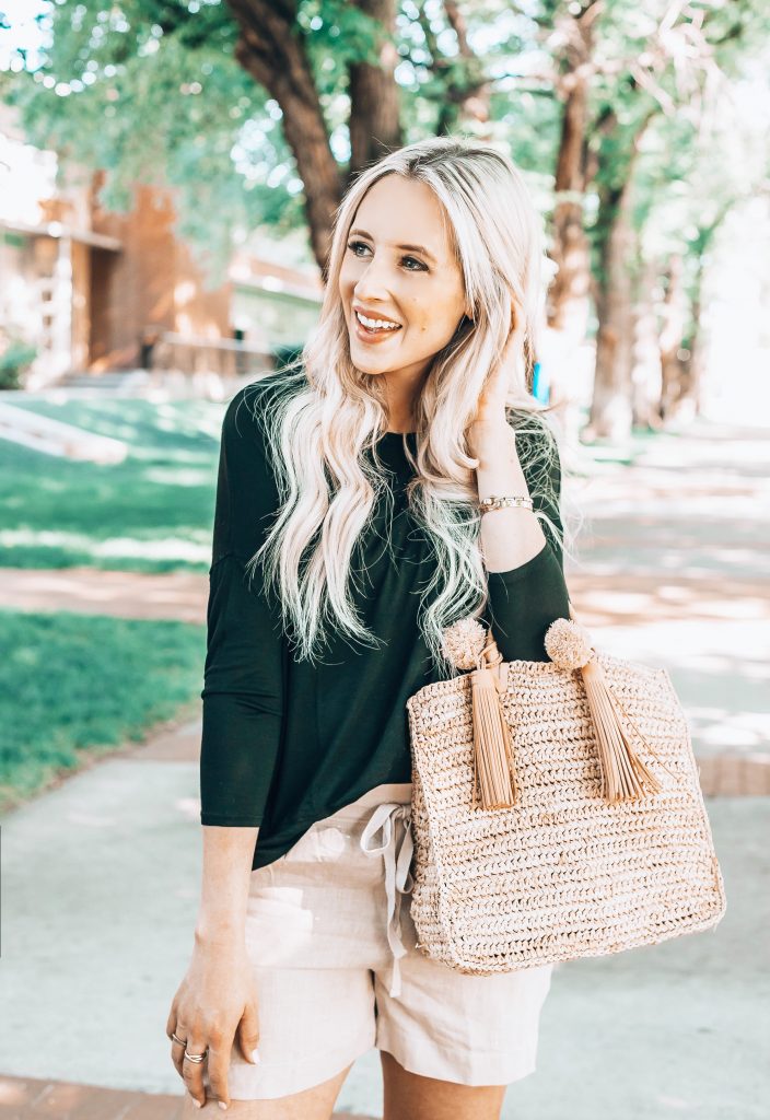 Emily Farren Wieczorek from Two Peas in a Prada talks about her love for comfortable basics from Three Dots via Zappos