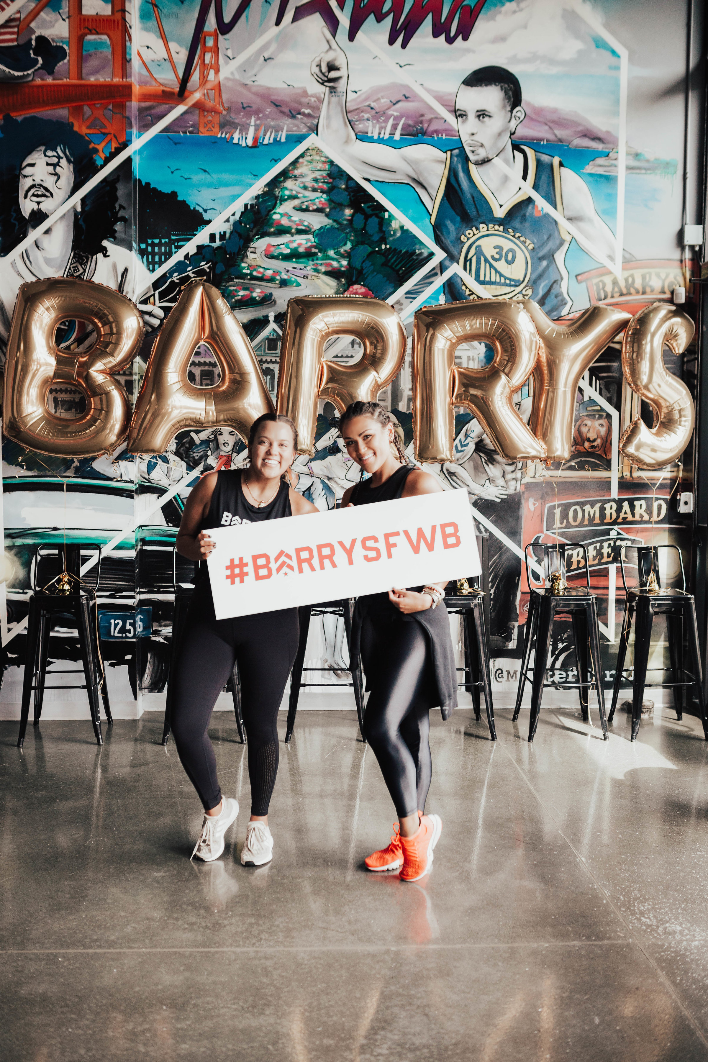 Ashley Zeal from Two Peas in a Prada shares the details from the Barry's Bootcamp Friends with Benefits Influencer Event. Barry's Bootcamp Bay Area. 
