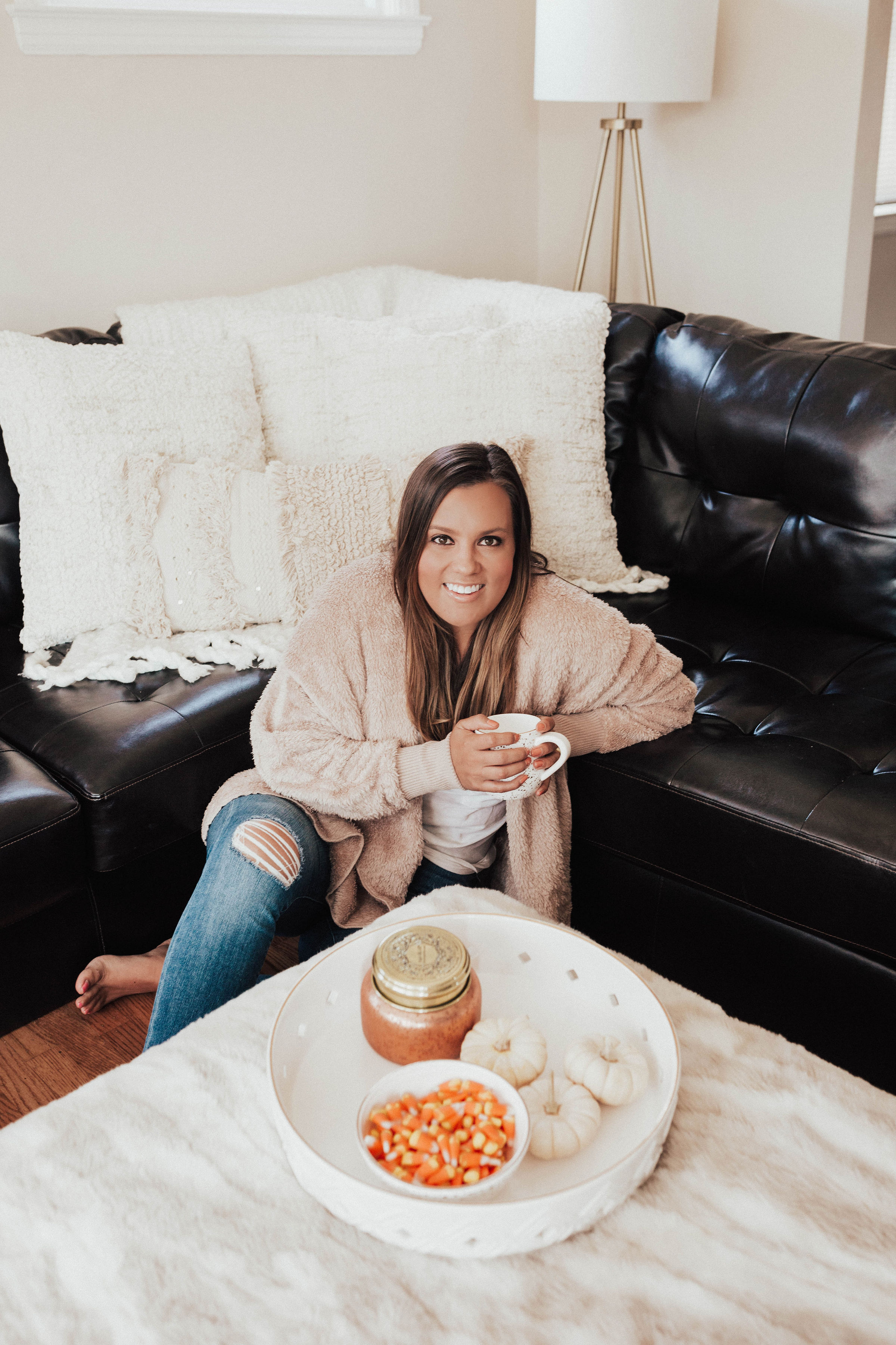 Ashley Zeal from Two Peas in a Prada shares her subtle fall home decor. She shares all of her purchases from Target and how she used what she already had to decorate for the season! 