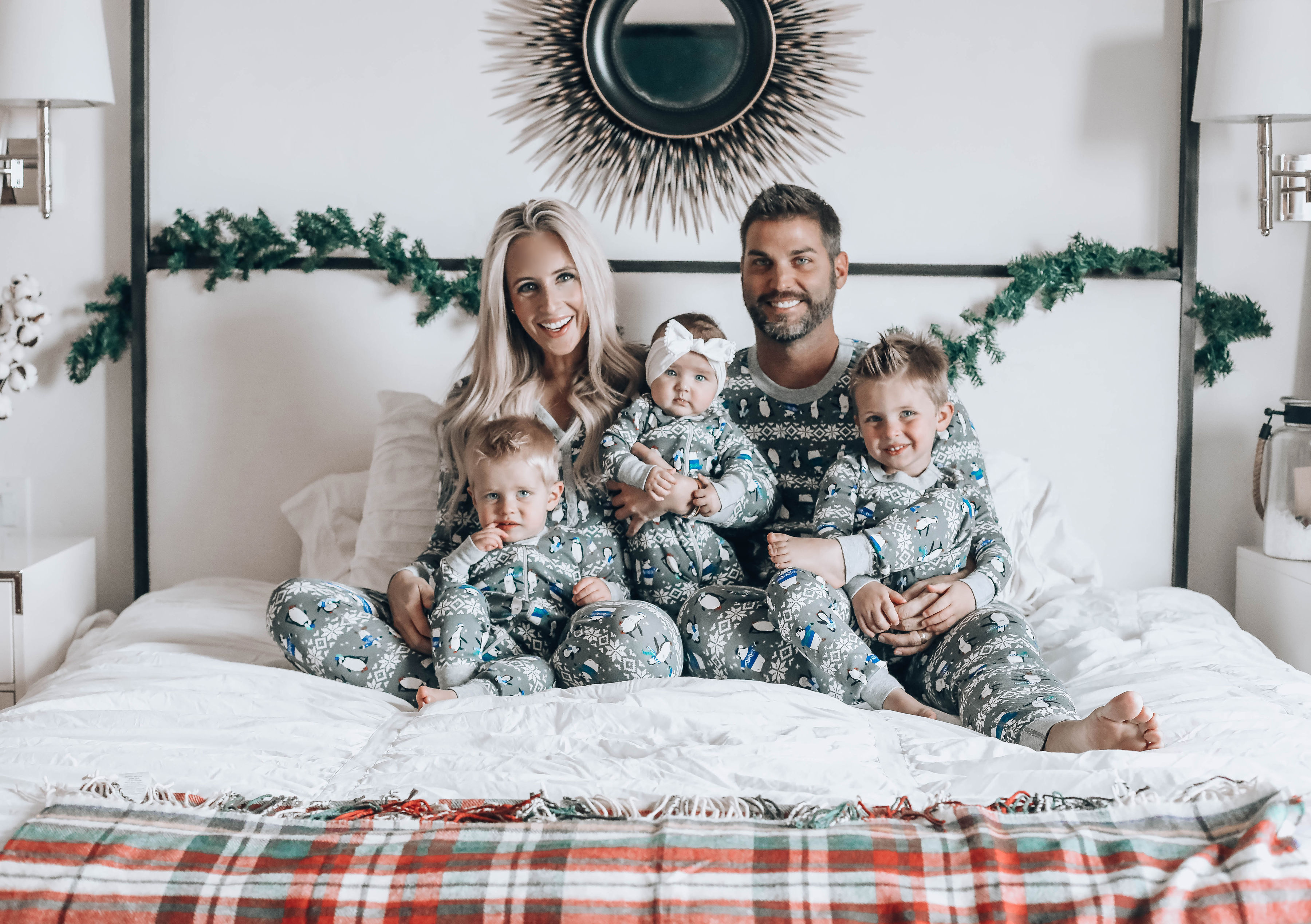 Reno Nevada Blogger, Emily Farren Wieczorek of Two Peas in a Prada, shares her favorite matching Christmas Pajamas from Hanna Andersson! 