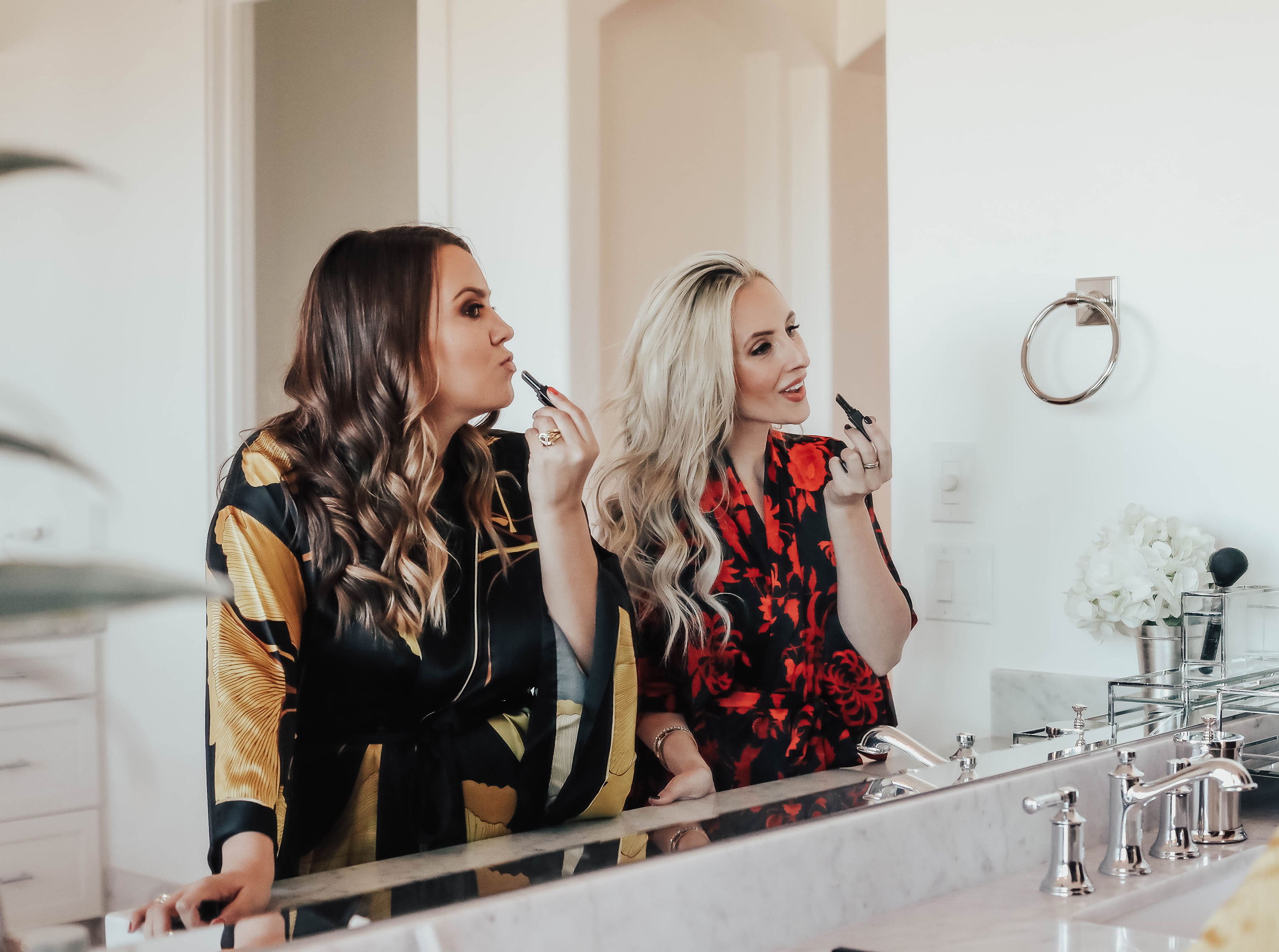 Reno Nevada Blogger, Emily Farren Wieczorek shares her love for Visionary Gel Lipstick by Shiseido and tells the story of her and Ashley's friendship.
