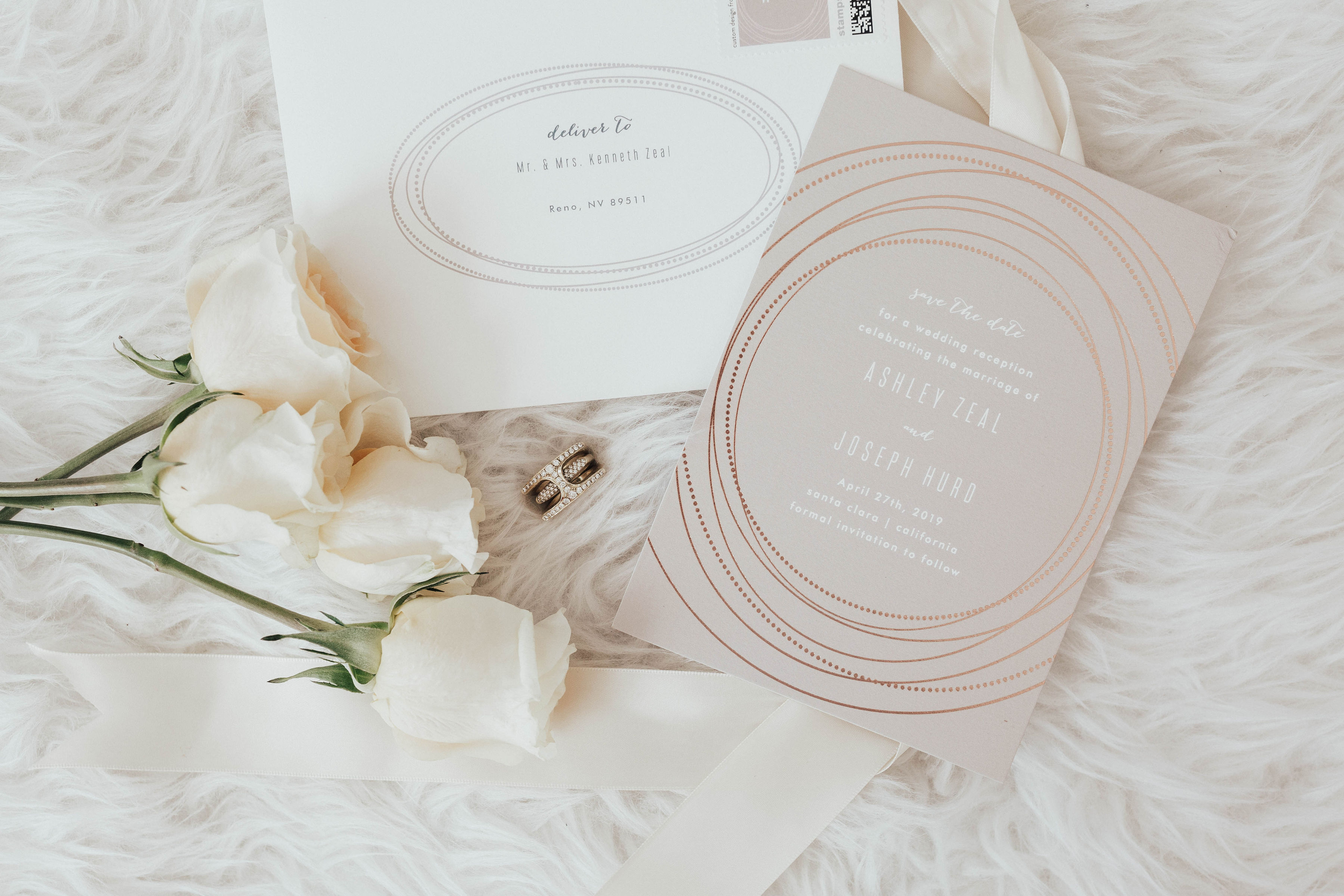 San Francisco Blogger, Ashley Zeal from Two Peas in a Prada shares her wedding save the dates from Minted Weddings. Plus a 25% off code!