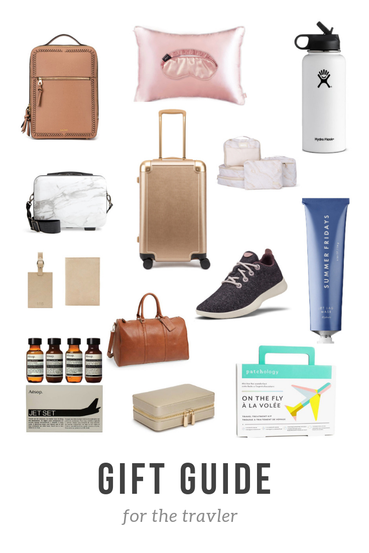 San Francisco blogger Ashley Zeal from Two Peas in a Prada shares a gift guide for the traveler. Featuring all the best items to get the jet-setter in your life.