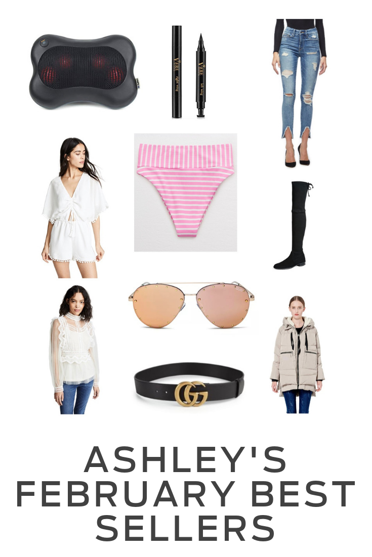 Ashley's February Best Sellers 2019. Ashley Zeal from the San Francisco Blog, Two Peas in a Prada shares Ashley's February Best Sellers 2019. She's breaking down her top-selling products from last month. 