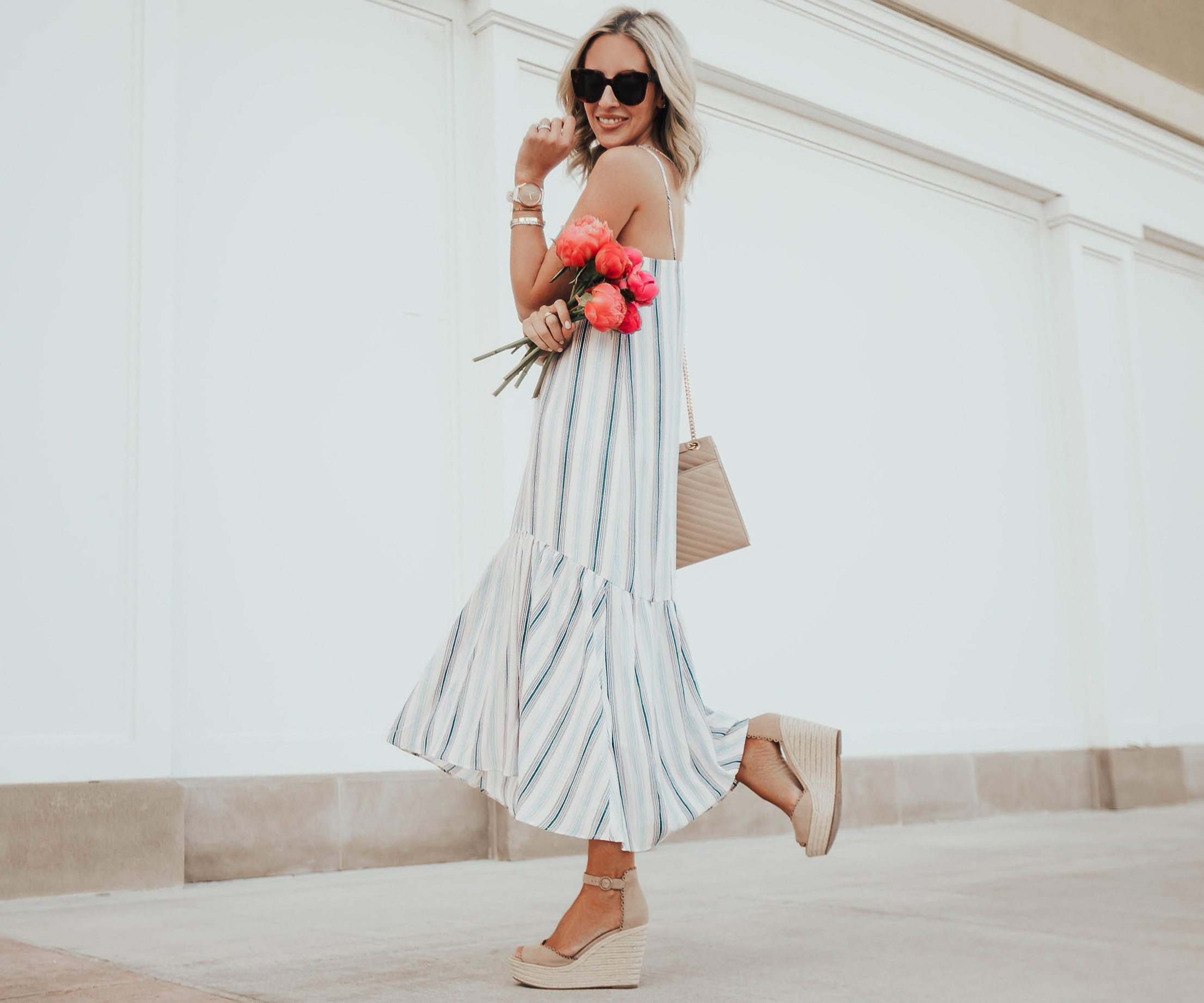Reno, Nevada Blogger, Emily Farren Wieczorek of Two Peas in a Prada talks about her favorite wedge sandals for summer by Pelle Moda via Zappos