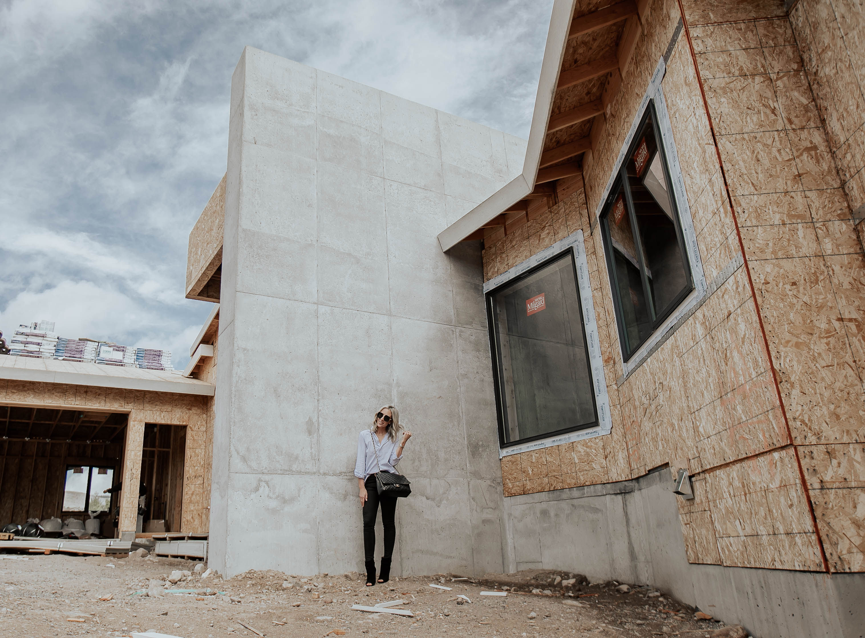 Reno, Nevada Blogger, Emily Farren Wieczorek of Two Peas in a Prada shares the beginning of the process of her Modern Home Build