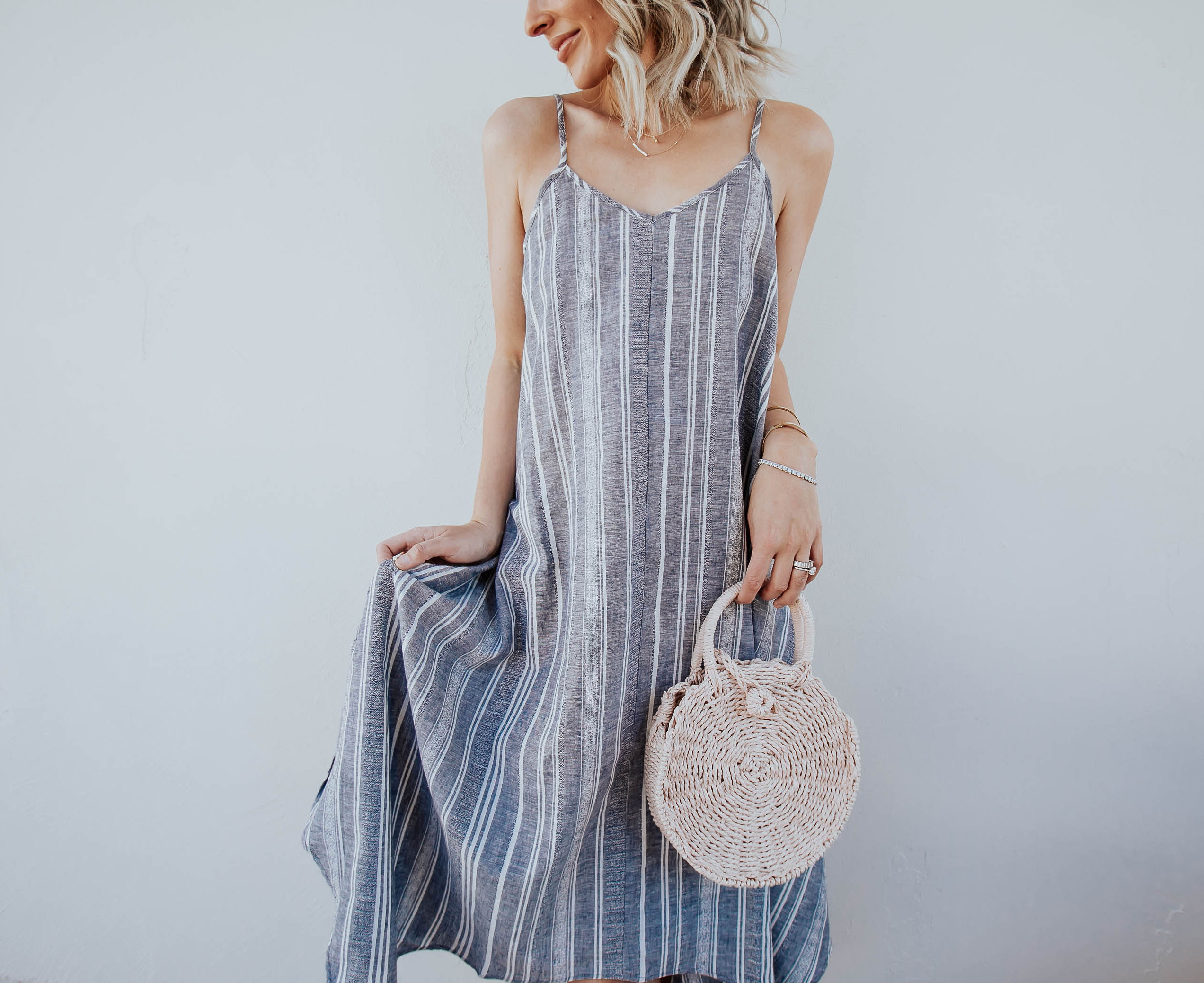 Reno, Nevada Blogger, Emily Farren Wieczorek of Two Peas in a Prada shares one of her favorite buys for summer - this $17 Tank Dress from WalMart