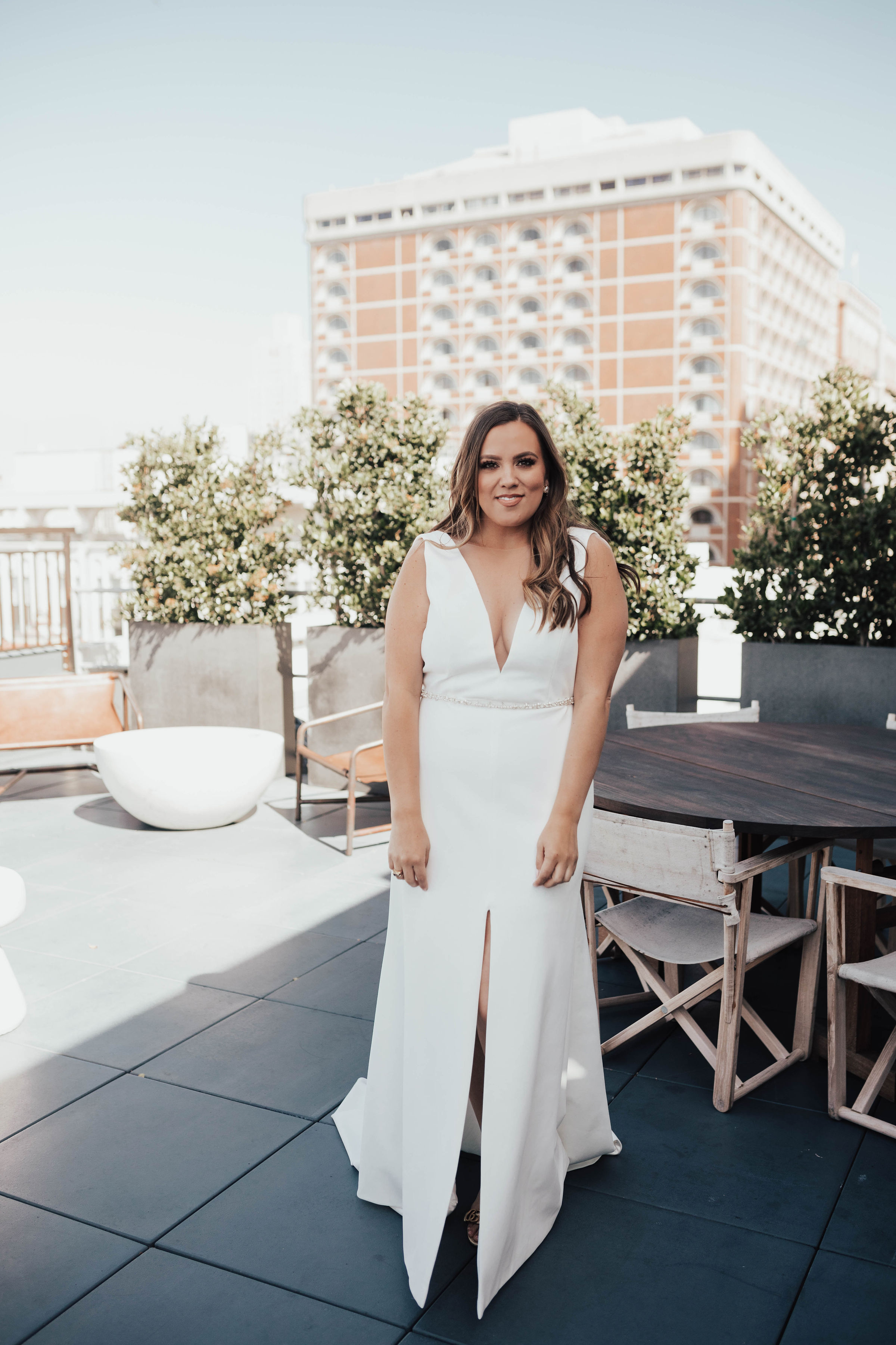 My Ceremony Wedding Dress. San Francisco blogger, Ashley Zeal from Two Peas in a Prada, shares all the details on her dress that she wore to her San Francisco City Hall Wedding. 