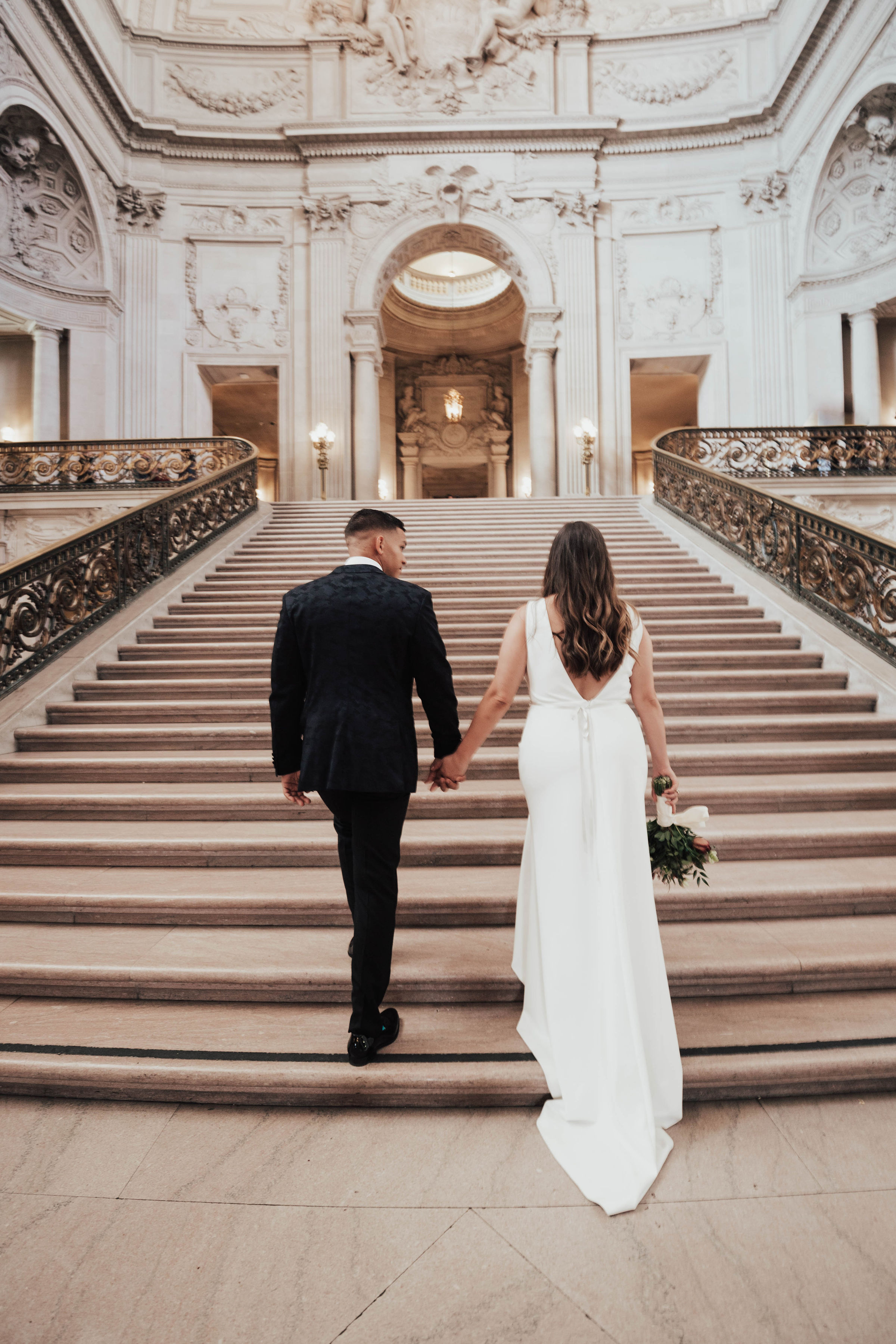My Ceremony Wedding Dress. San Francisco blogger, Ashley Zeal from Two Peas in a Prada, shares all the details on her dress that she wore to her San Francisco City Hall Wedding. 