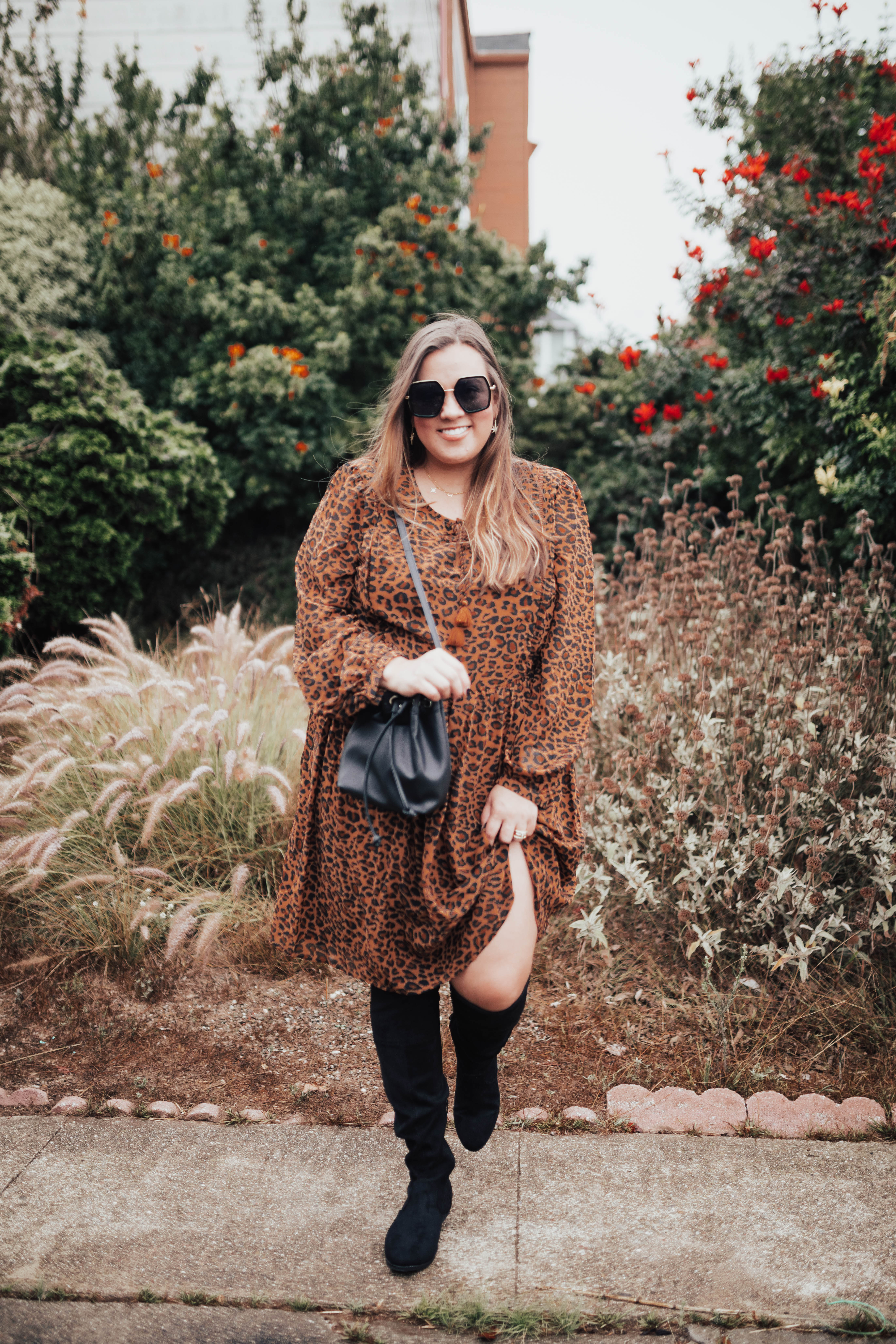 San Francisco blogger, Ashley Zeal from Two Peas in a Prada shares a fall outfit under $70. She is wearing head to toe Fall Fashion from Walmart!