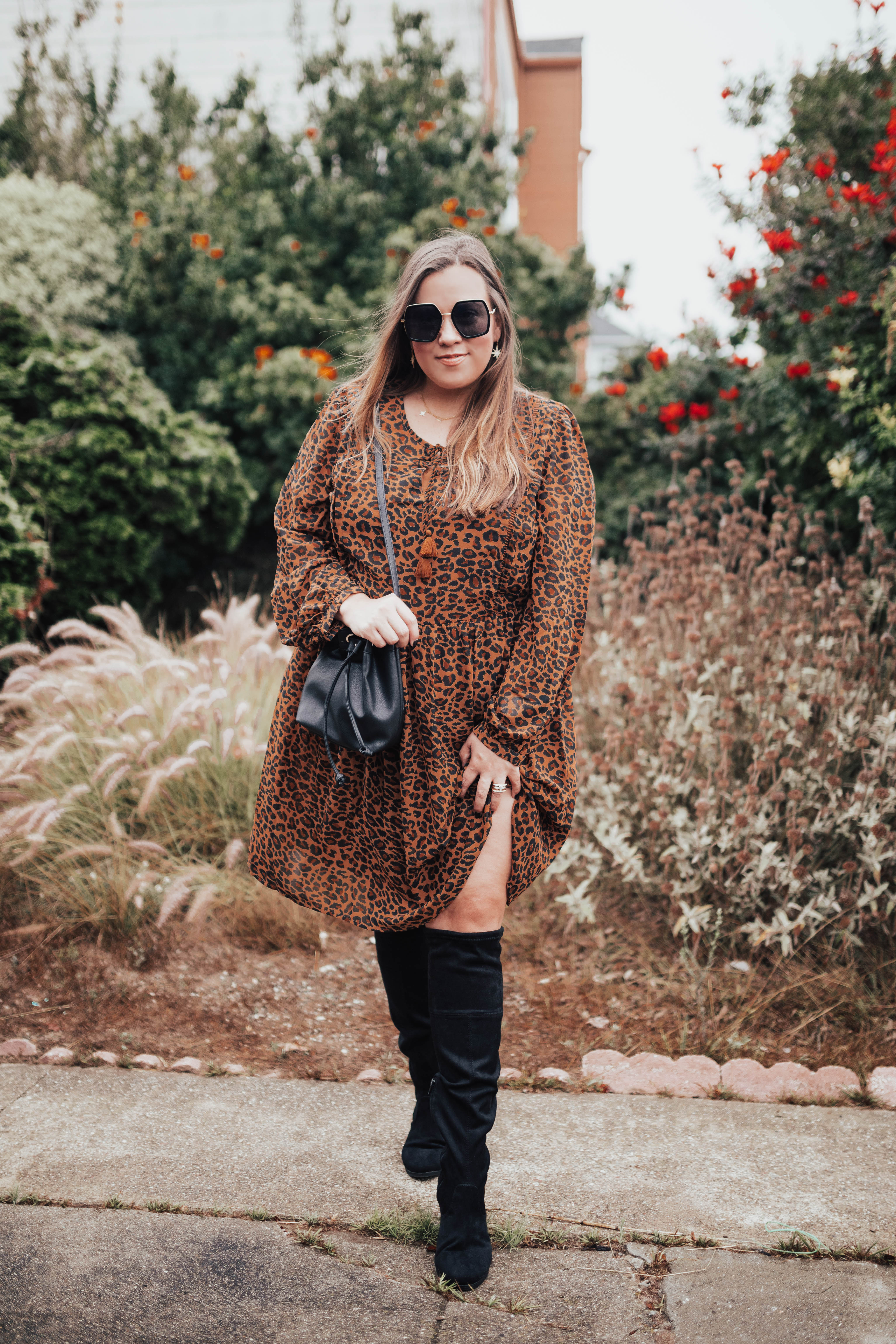 San Francisco blogger, Ashley Zeal from Two Peas in a Prada shares a fall outfit under $70. She is wearing head to toe Fall Fashion from Walmart!