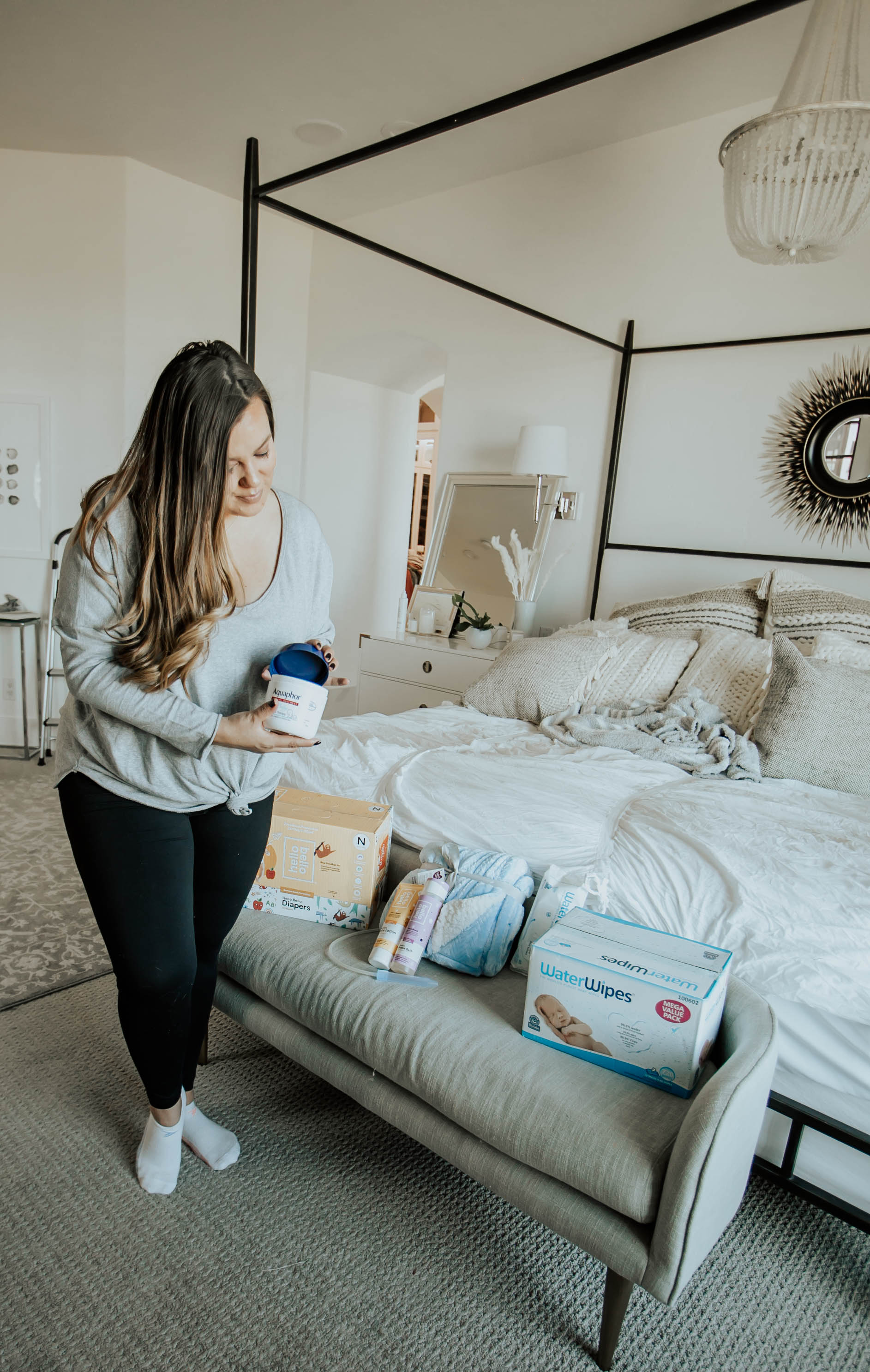 Reno fashion blogger Ashley Zeal from Two Peas in Prada shares all the products you need for the first week home with a baby. She is breaking down all the essentials from diapers to onesies. 