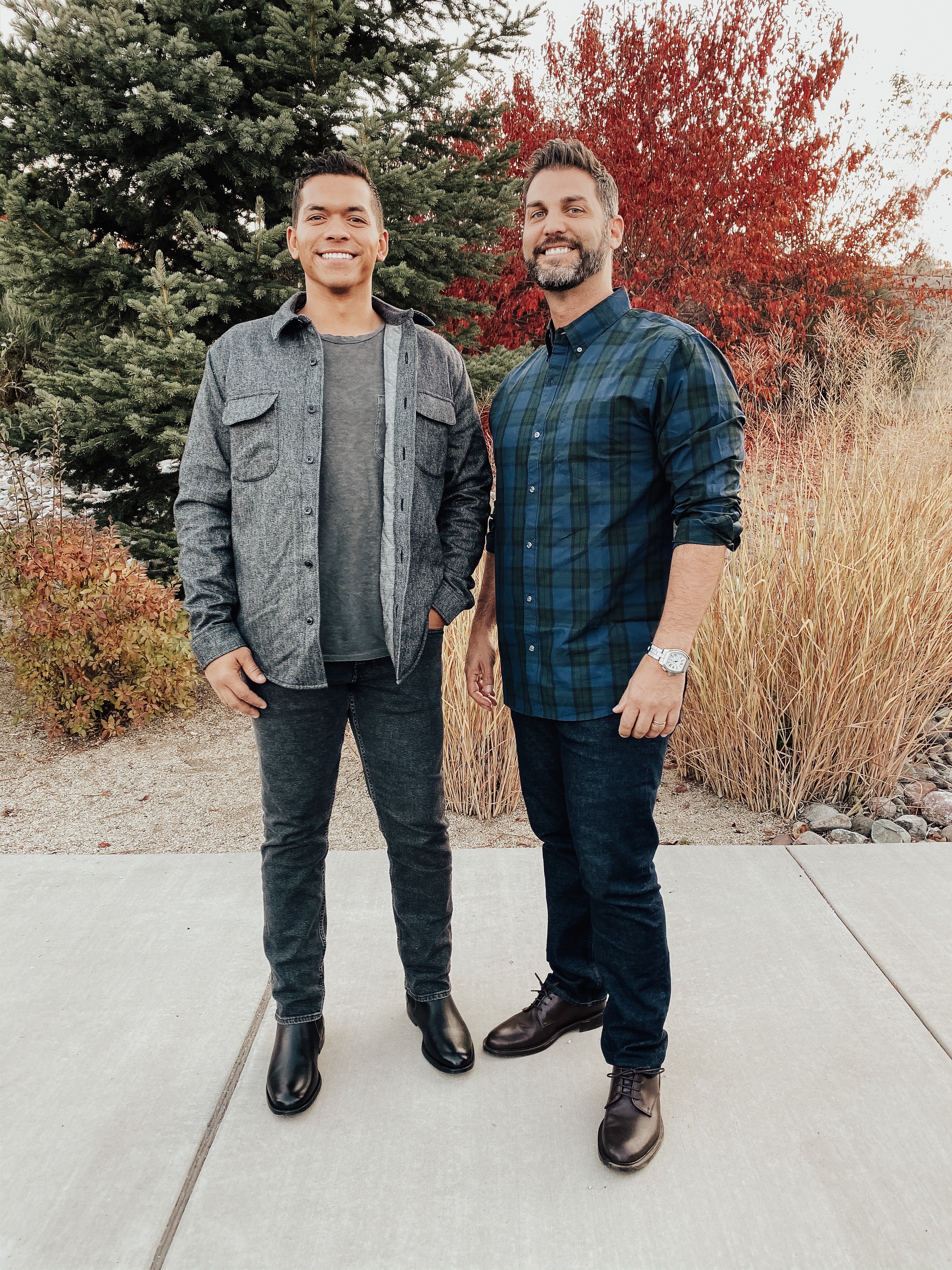 Reno Bloggers Ashley Zeal and Emily Wieczorek borrow their husbands for a blog post to show off their date night style with Bonobos.