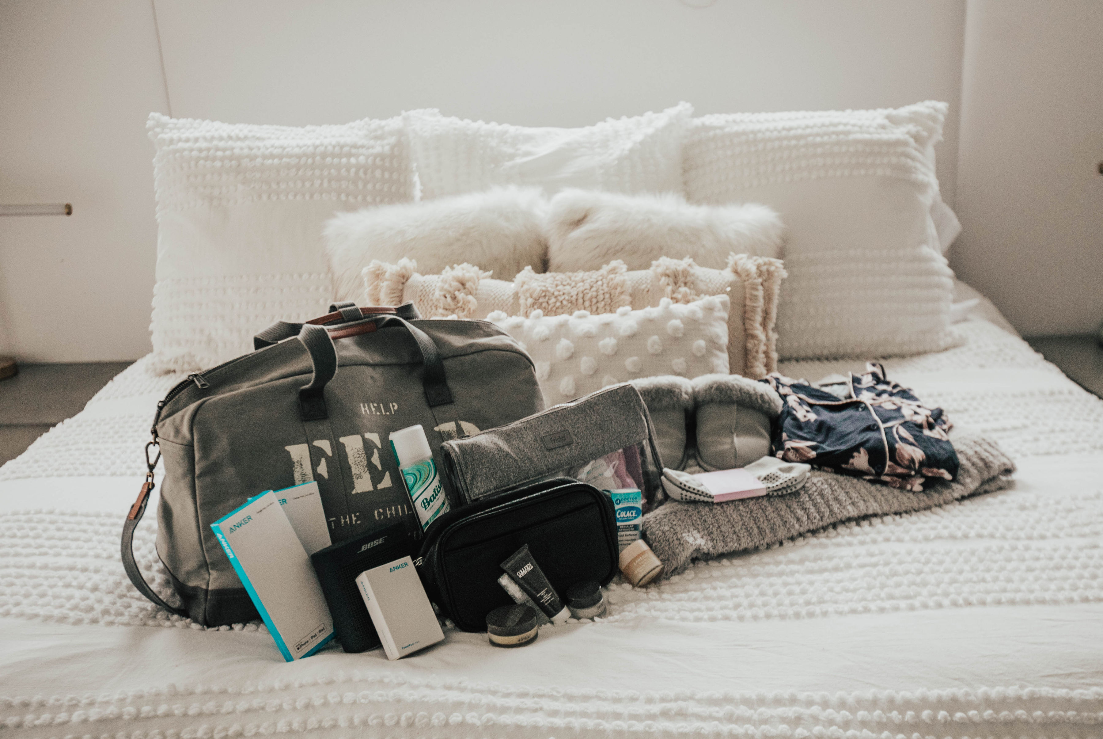 Ashley's Hospital Bags. Reno blogger, Ashley Zeal, from Two Peas in a Prada shares what she is packing in her hospital bags. 